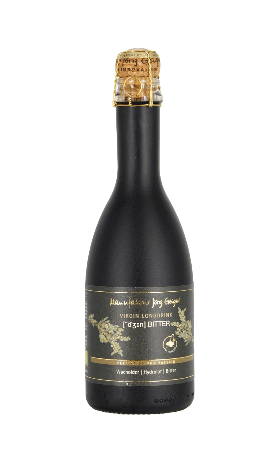 Geiger dzin Bitter - Wacholder, Hydrolat, Bitter 0,375 L