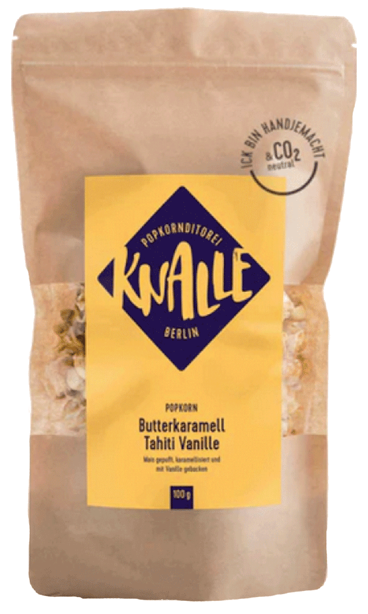 Knalle Popcorn Butterkaramell Tahiti-Vanille
