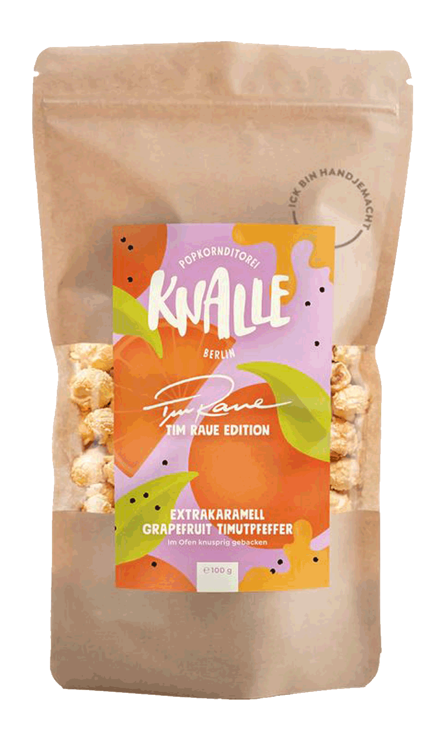 Knalle Popcorn Extrakaramell Grapefruit Timutpfeffer - Tim Raue Edition