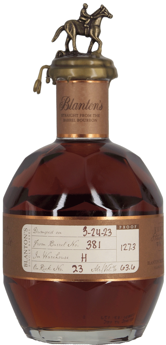 Blanton's Bourbon Whiskey Straight from the Barrel