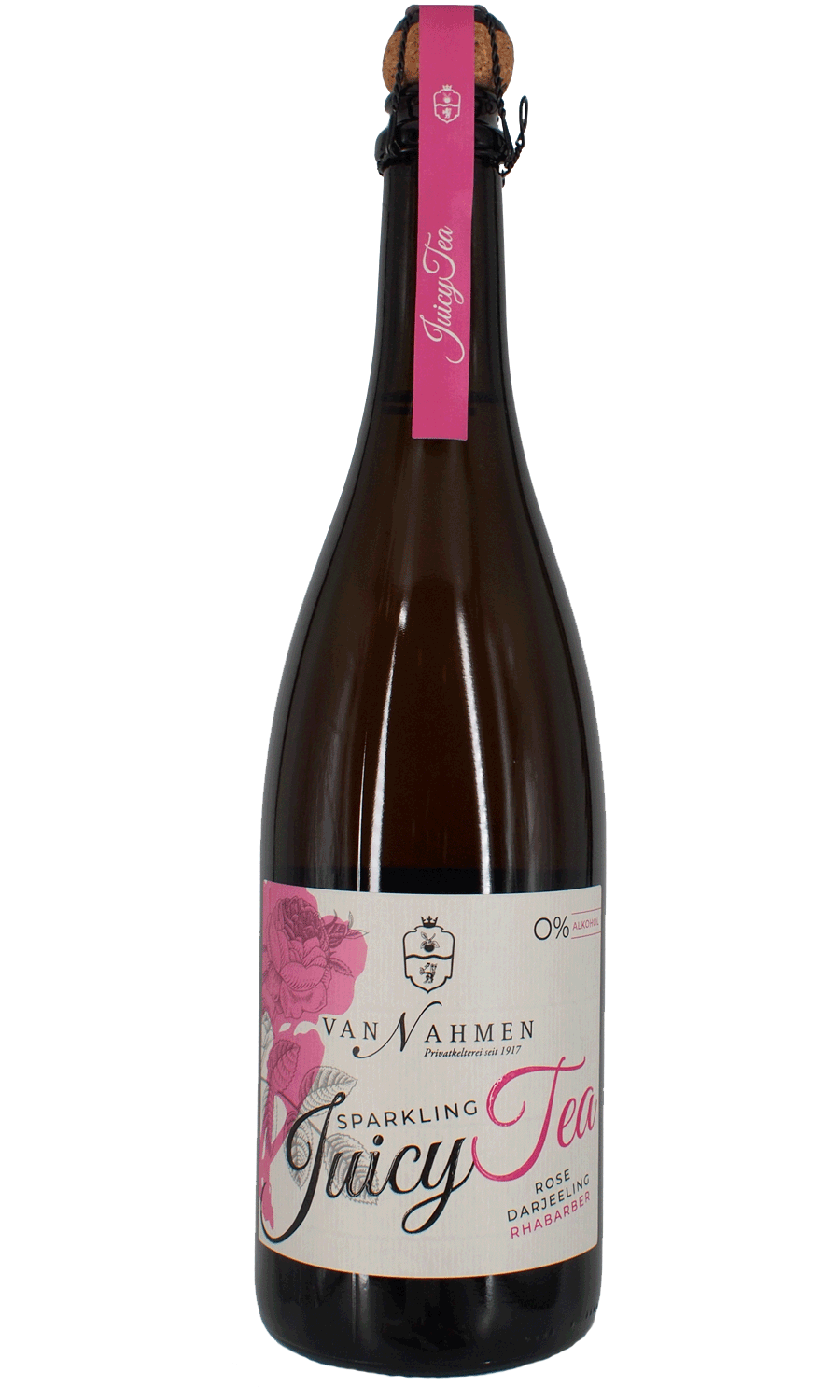 Van Nahmen Juicy Tea Rhabarber, Rose & Darjeeling