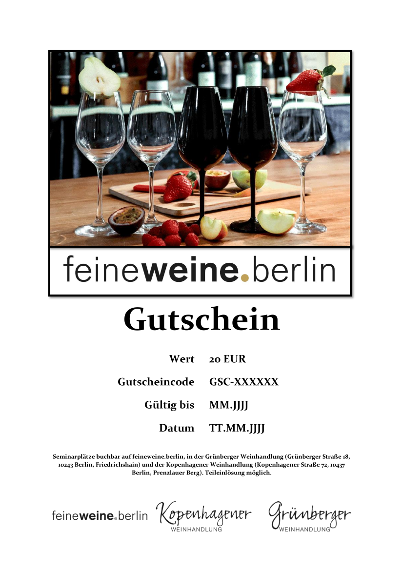 Wertgutschein 20 EUR